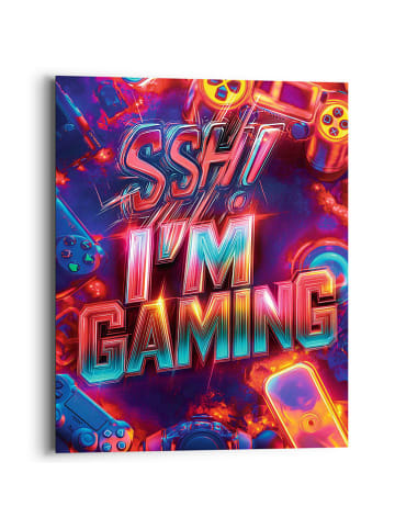 Orangewallz Kunstdruk ''Silence Gaming''