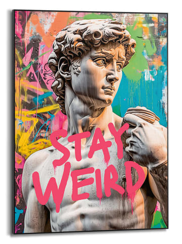 Orangewallz Gerahmter Kunstdruck "Streetart Torso"