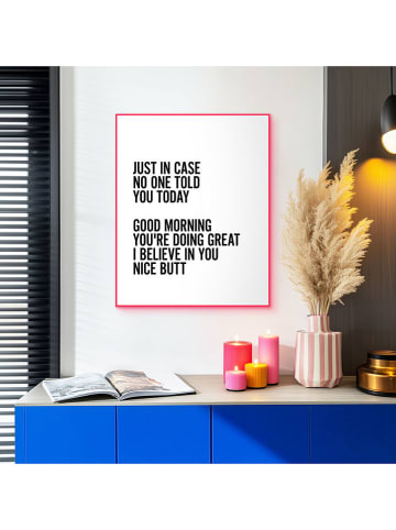 Orangewallz Druk artystyczny "Just In Case" w ramce