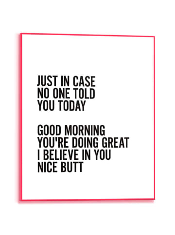 Orangewallz Ingelijste kunstdruk ''Just In Case''