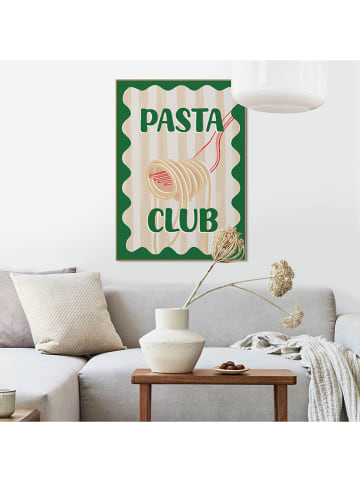 Orangewallz Druk artystyczny "Join the Pasta Club" w ramce