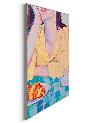 Orangewallz Druk artystyczny "Breakfast Girl" w ramce