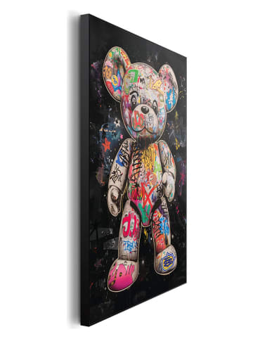 Orangewallz Druk artystyczny "Bear" w ramce