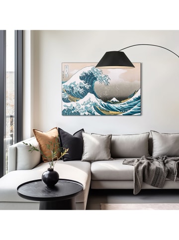 Orangewallz Gerahmter Kunstdruck "Hokusai - the great wave"