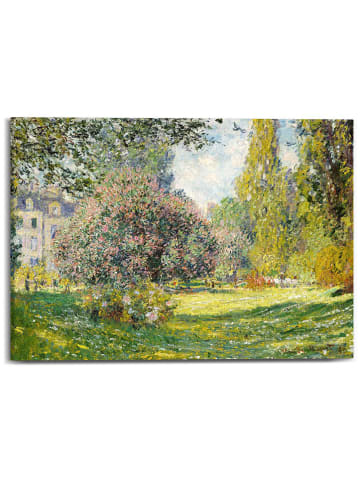 Orangewallz Gerahmter Kunstdruck "Claude Monet - parc Monceau"
