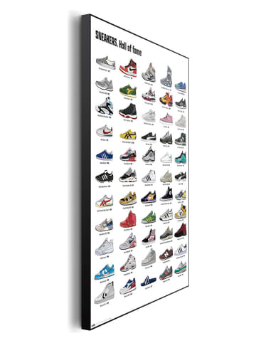 Orangewallz Ingelijste kunstdruk "Sneakers - Hall of Fame"