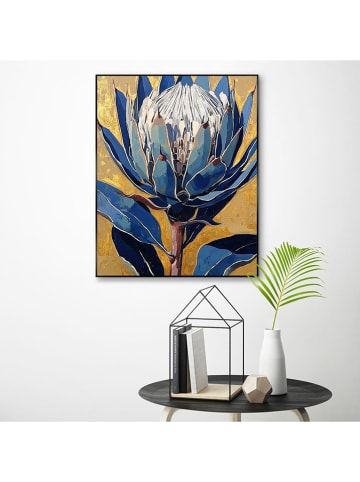 Orangewallz Druk artystyczny "Protea Close Up" w ramce