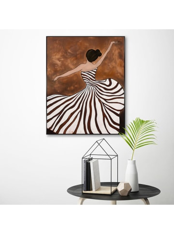 Orangewallz Gerahmter Kunstdruck "Curling Dress"