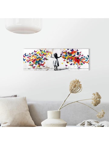Orangewallz Gerahmter Kunstdruck "Spray of Butterflies"