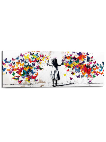 Orangewallz Gerahmter Kunstdruck "Spray of Butterflies"