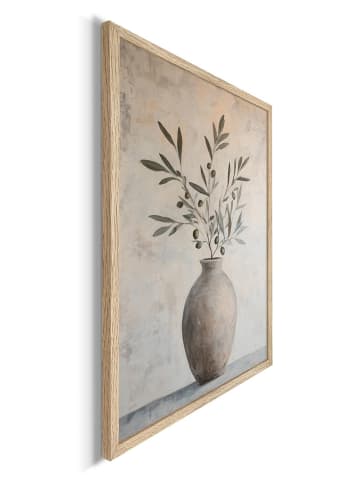 Orangewallz Ingelijste kunstdruk "Olive Branch"