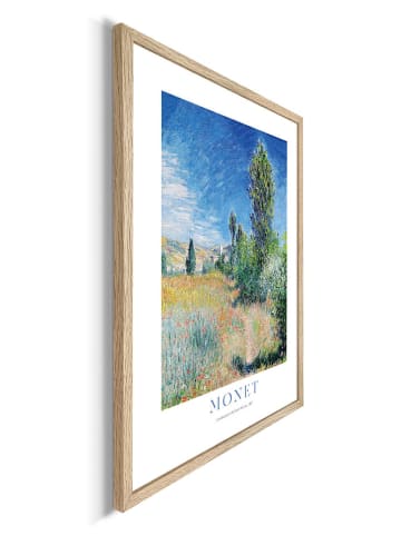 Orangewallz Druk artystyczny "Monet - Landscape in Ile Saint-Martin" w ramce