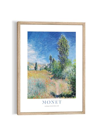 Orangewallz Gerahmter Kunstdruck "Monet - Landscape in Ile Saint-Martin"