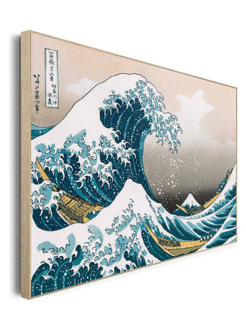 Orangewallz Gerahmter Kunstdruck "The Great Wave"
