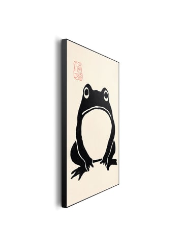 Orangewallz Ingelijste kunstdruk ''Japanese Frog"