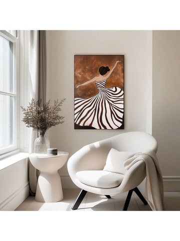 Orangewallz Gerahmter Kunstdruck "Dancing Lady"