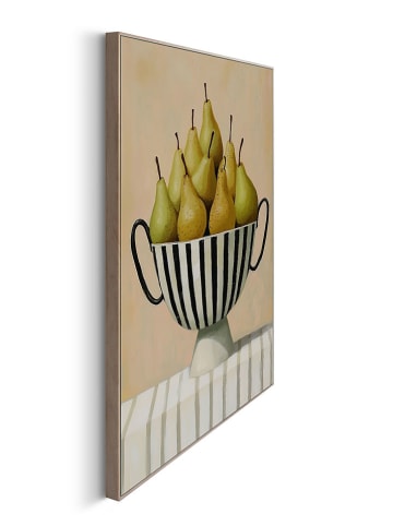 Orangewallz Gerahmter Kunstdruck "Bowlful of Pears"