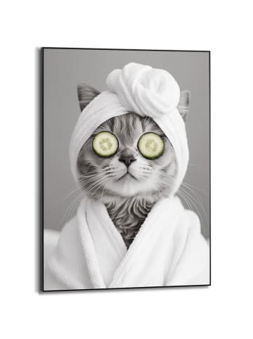 Orangewallz Gerahmter Kunstdruck "Spa Cat"