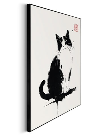 Orangewallz 4er-Set: Gerahmte Kunstdrucke "The Art of Cats"