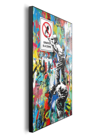 Orangewallz Druk artystyczny "Graffiti Rebellion" w ramce