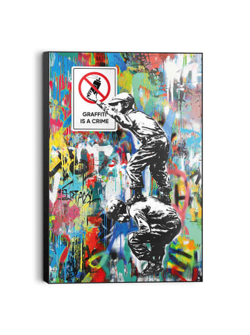 Orangewallz Druk artystyczny "Graffiti Rebellion" w ramce