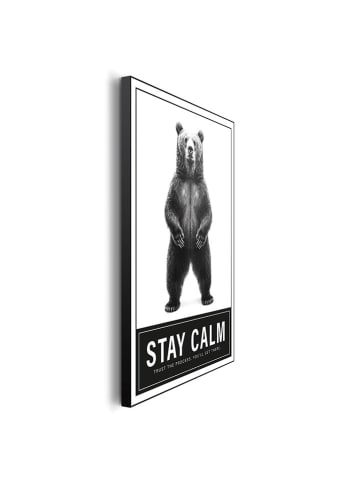 Orangewallz Ingelijste kunstdruk "Stay Calm"