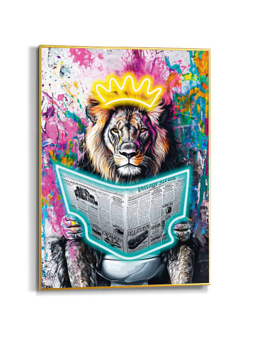 Orangewallz Gerahmter Kunstdruck "Royal News"