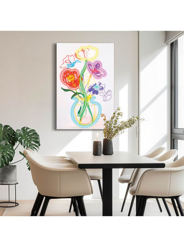 Orangewallz Gerahmter Kunstdruck "Floral Glow"