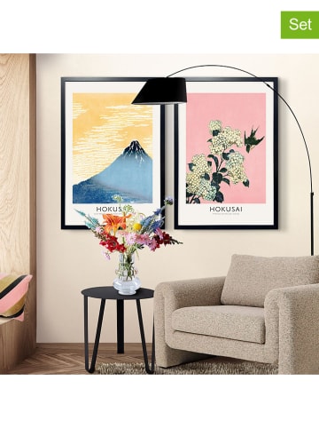 Orangewallz 2-delige set: ingelijste kunstdrukken