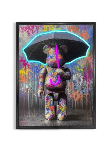 Orangewallz Druk artystyczny LED "Umbrella Bear"