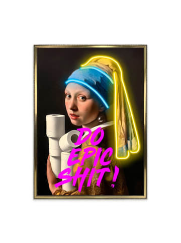 Orangewallz Druk artystyczny LED "Pearl Paper Girl"