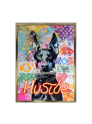 Orangewallz LED-Kunstdruck ''Hustle''