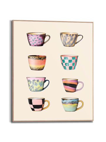 Orangewallz Druk artystyczny "Coffee Cup Deco" w ramce