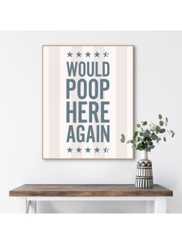 Orangewallz Gerahmte Kunstdruck "Again"