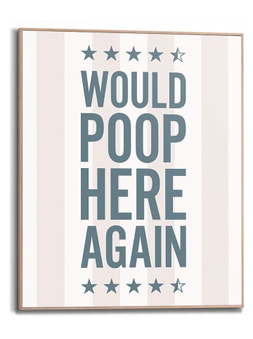 Orangewallz Ingelijste kunstdruk "Again"