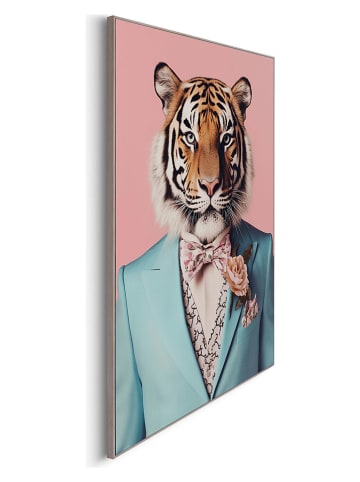 Orangewallz Ingelijste kunstdruk "Beau Tie Tiger"