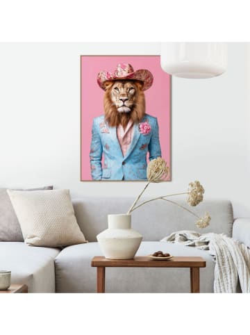 Orangewallz Druk artystyczny "Savanna Chic" w ramce