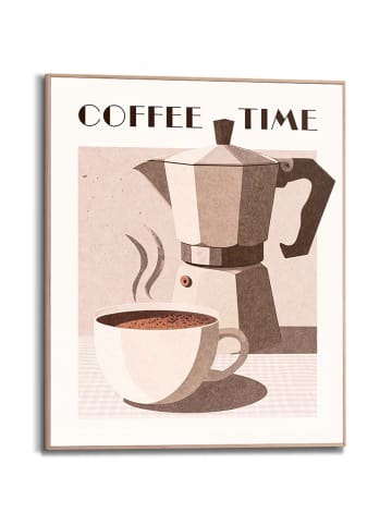 Orangewallz Gerahmter Kunstdruck "Coffee Time"