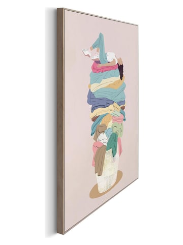 Orangewallz 2er-Set: Gerahmte Kunstdrucke "Laundry Set"