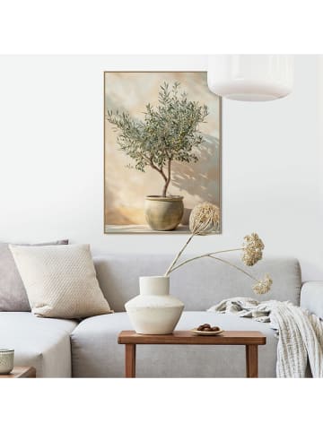 Orangewallz Ingelijste kunstdruk "Olive Summer"