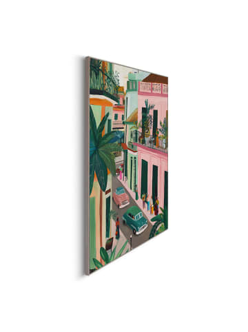 Orangewallz Druk artystyczny "Havana Street" w ramce