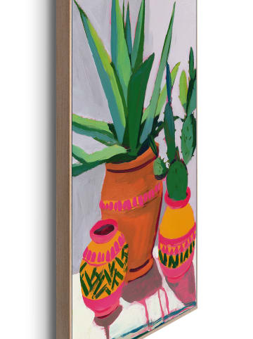 Orangewallz 4er-Set: Gerahmte Kunstdrucke