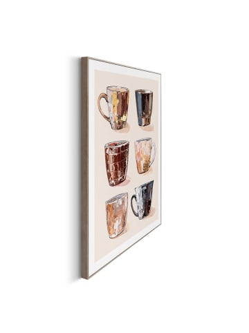 Orangewallz 2-delige set: ingelijste kunstdrukken "Coffee Time Set"