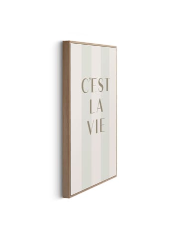 Orangewallz 4-delige set: ingelijste kunstdrukken "Spring Set"