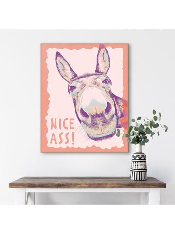 Orangewallz Druk artystyczny "Hello Nice" w ramce