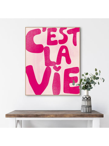 Orangewallz Ingelijste kunstdruk ''C'est La Vie II''