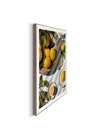 Orangewallz Gerahmter Kunstdruck "Lemon Table"