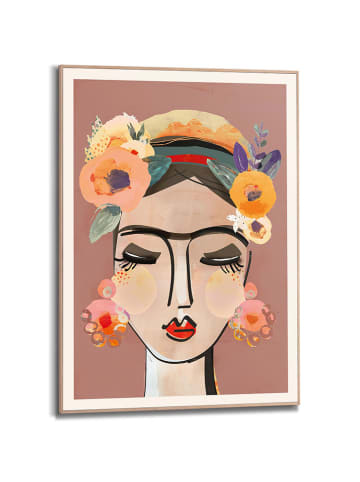 Orangewallz Ingelijste kunstdruk "Happy Portrait"