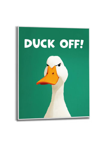 Orangewallz Druk artystyczny "What The" w ramce