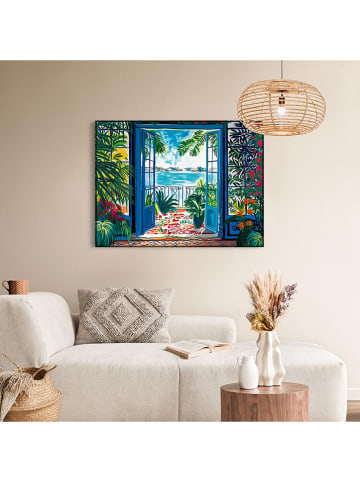 Orangewallz Druk artystyczny "Balcony Impression" na płótnie w ramce